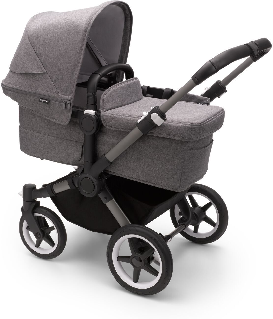 

Коляска Bugaboo Donkey5 graphite/grey melange 2в1