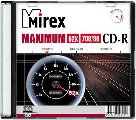 

Оптический диск Mirex CD-R 700 Mb 52х Maximum Slim Case 1 [201229], Оптический диск Mirex CD-R 700 Mb 52х Maximum Slim Case 1 201229