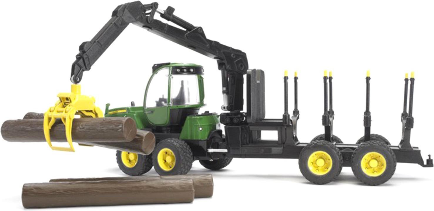 

Игрушка Bruder John Deere 1210E трактор с прицепом,манипулятором и брёвнами [02-133], John Deere 1210E трактор с прицепом,манипулятором и брёвнами