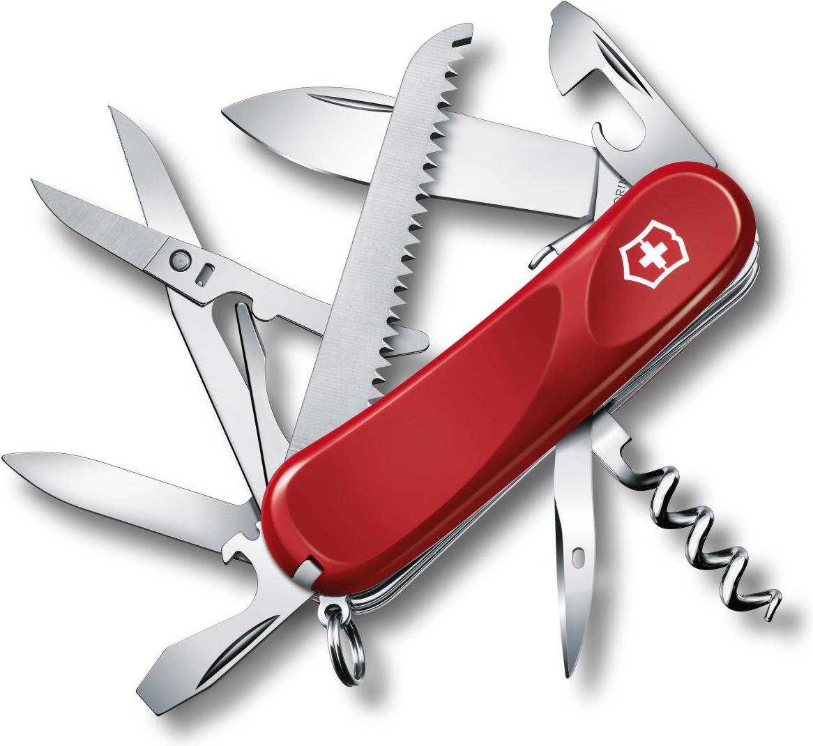 

Туристический нож Victorinox Evolution S17 15 функций карт. коробка красный [2.3913.SE], Туристический нож Victorinox Evolution S17 15 функций карт. коробка 2.3913.SE красный
