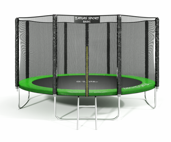 

Батут Atlas Sport 14ft-435 см Basic Green, Батут Atlas Sport 435 см 14ft Basic Green