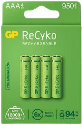 

Аккумулятор GP AAAx4шт NiMh (100AAAHCE-EB4)