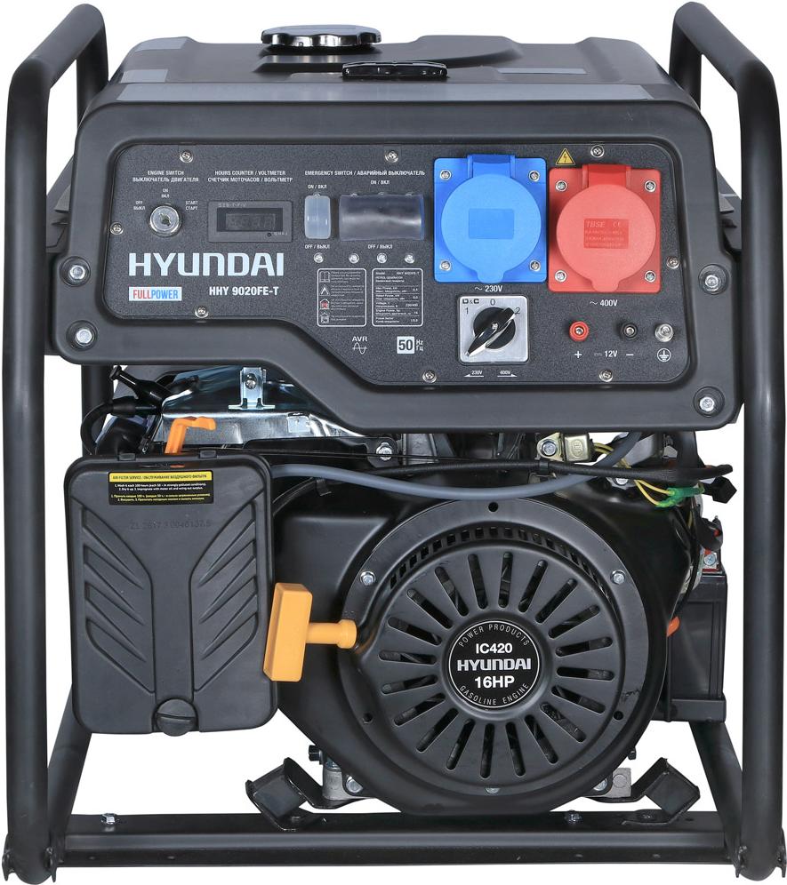 

Генератор Hyundai HHY 9020FE-T, Генератор бензиновый Hyundai HHY 9020FE-T