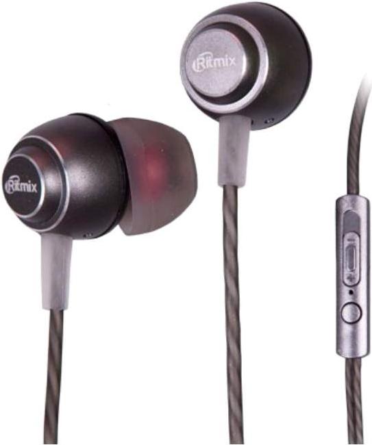 

Наушники (гарнитура) Ritmix RH-150M Space grey [15119156], RH-150M
