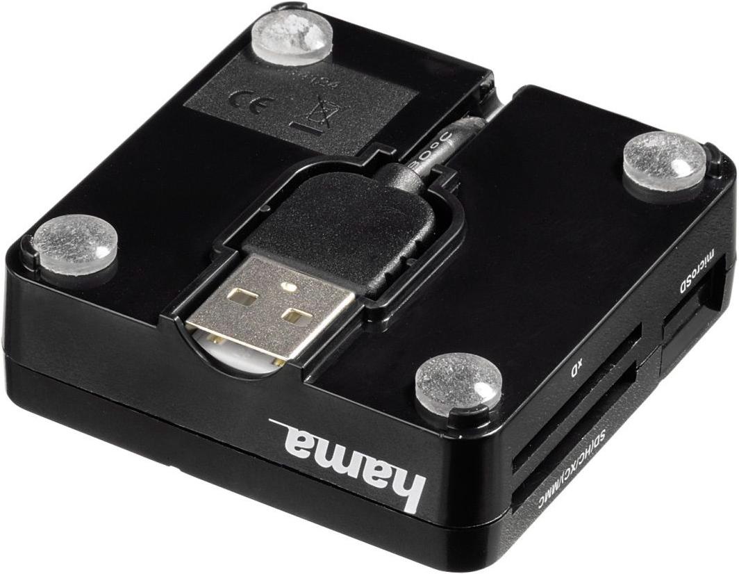 

Кардридер Hama 35 in 1 USB 2.0 Multicard Reader (55348), 35 in 1 USB 2.0 Multicard Reader