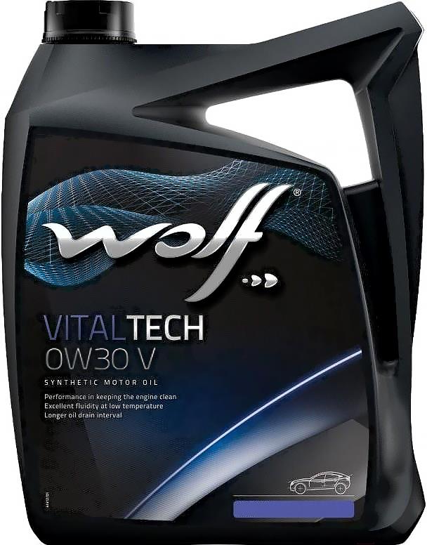 

Моторное масло Wolf VitalTech 0W30 V 5л, VitalTech 0W30 V 5л
