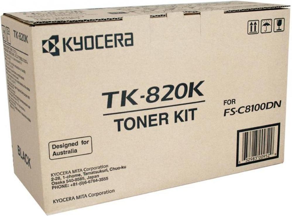 

Картридж для принтера Kyocera TK-820K, Картридж Kyocera TK-820K