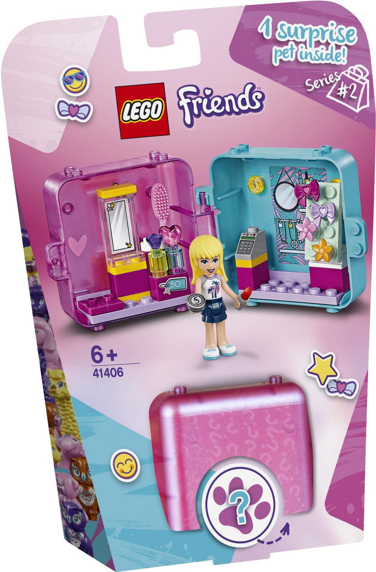 

Конструктор LEGO FRIENDS Игровая шкатулка Покупки Стефани [41406], FRIENDS Игровая шкатулка Покупки Стефани