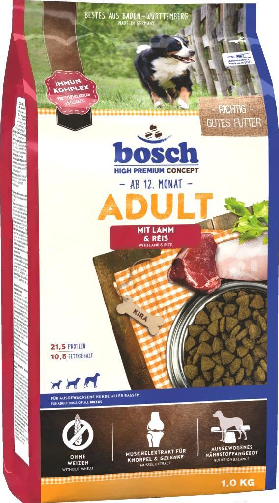 

Корм для собак Bosch Petfood Adult LambRice 1кг