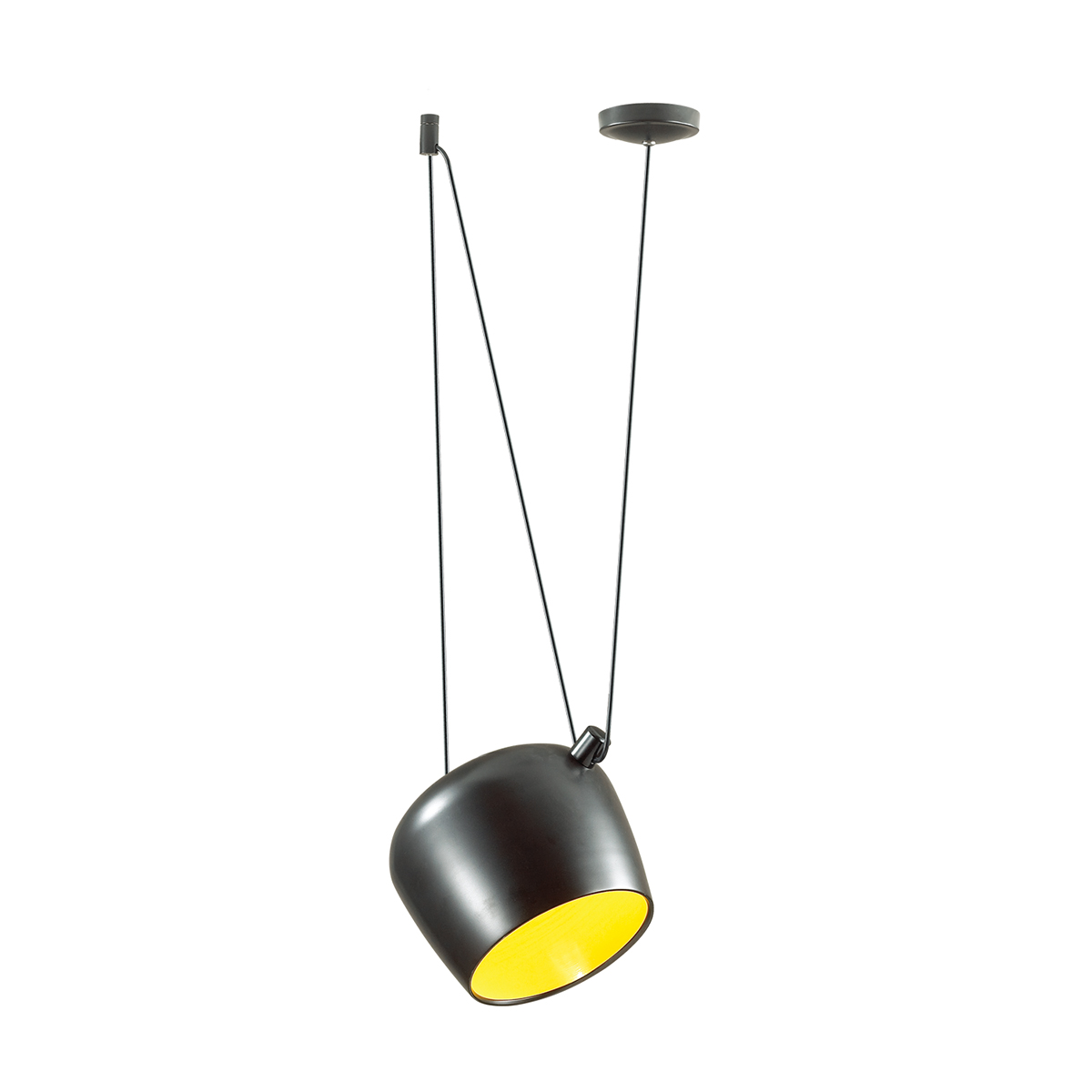 

Потолочный подвесной светильник Odeon Light 4104/1 черный/желтый Подвес E27 1*40W FOKS, 4104/1 черный/желтый Подвес E27 1*40W FOKS