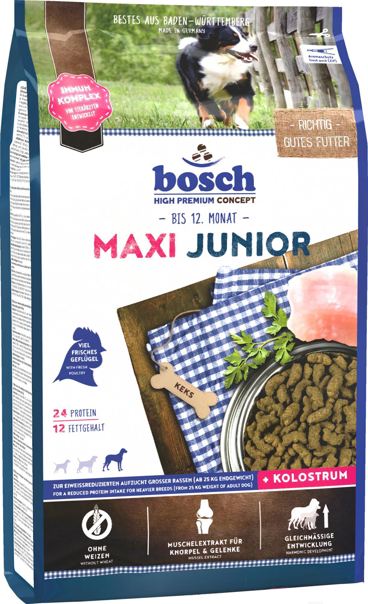 

Корм для собак Bosch Petfood Maxi Junior 3кг