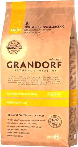 

Корм для кошек Grandorf Living Probiotics Adult Mini 4 MeatBrown Rice 1кг, Living Probiotics Adult Mini 4 MeatBrown Rice 1кг