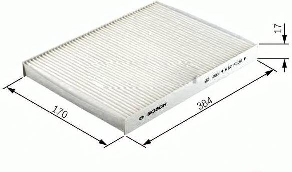 

Салонный фильтр Bosch 1987432014, 1987432014