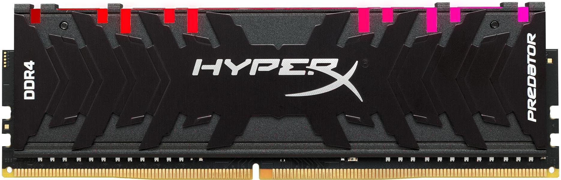 

Оперативная память Kingston HyperX Predator RGB 8GB DDR IV PC-24000 [HX430C15PB3A/8], HyperX Predator RGB 8GB DDR IV PC-24000