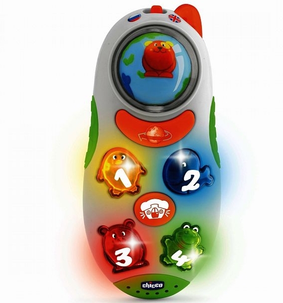 

Развивающая игрушка Chicco Говорящий телефон 340628066 [00071408000180], Развивающая игрушка Chicco Говорящий телефон 340628066 00071408000180