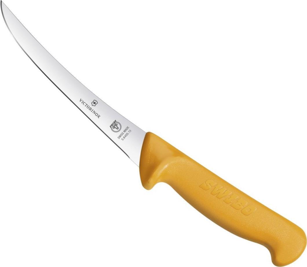 

Кухонный нож Victorinox Swibo обвалочный для мяса 130мм желтый [5.8405.13], Swibo обвалочный для мяса 130мм