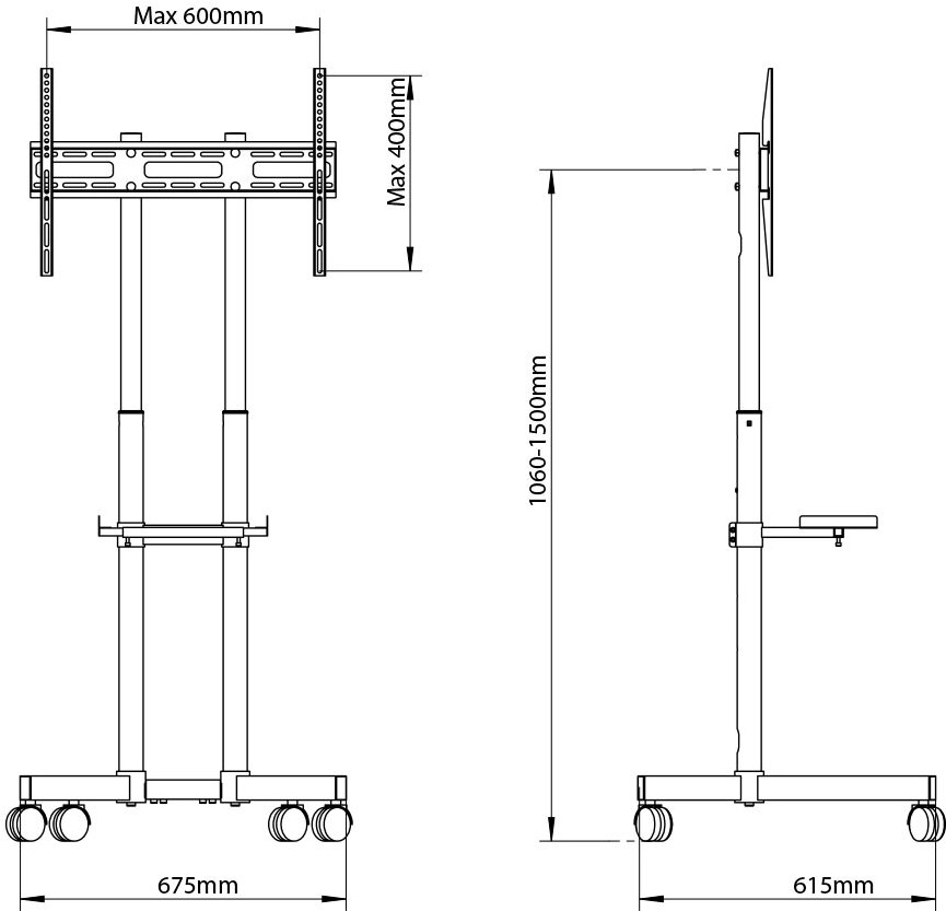 

Кронштейн Arm Media PT-STAND-7 [10231], Подставка для телевизора Arm Media PT-STAND-7 черный (10231)