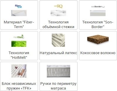 

Матрас Sonit Тринити 160x195, Тринити 160x195