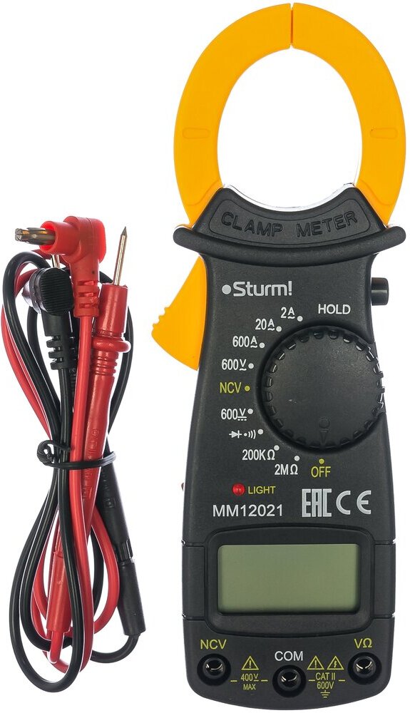 

Токовые клещи Sturm MM12021, Мультиметр Sturm MM12021