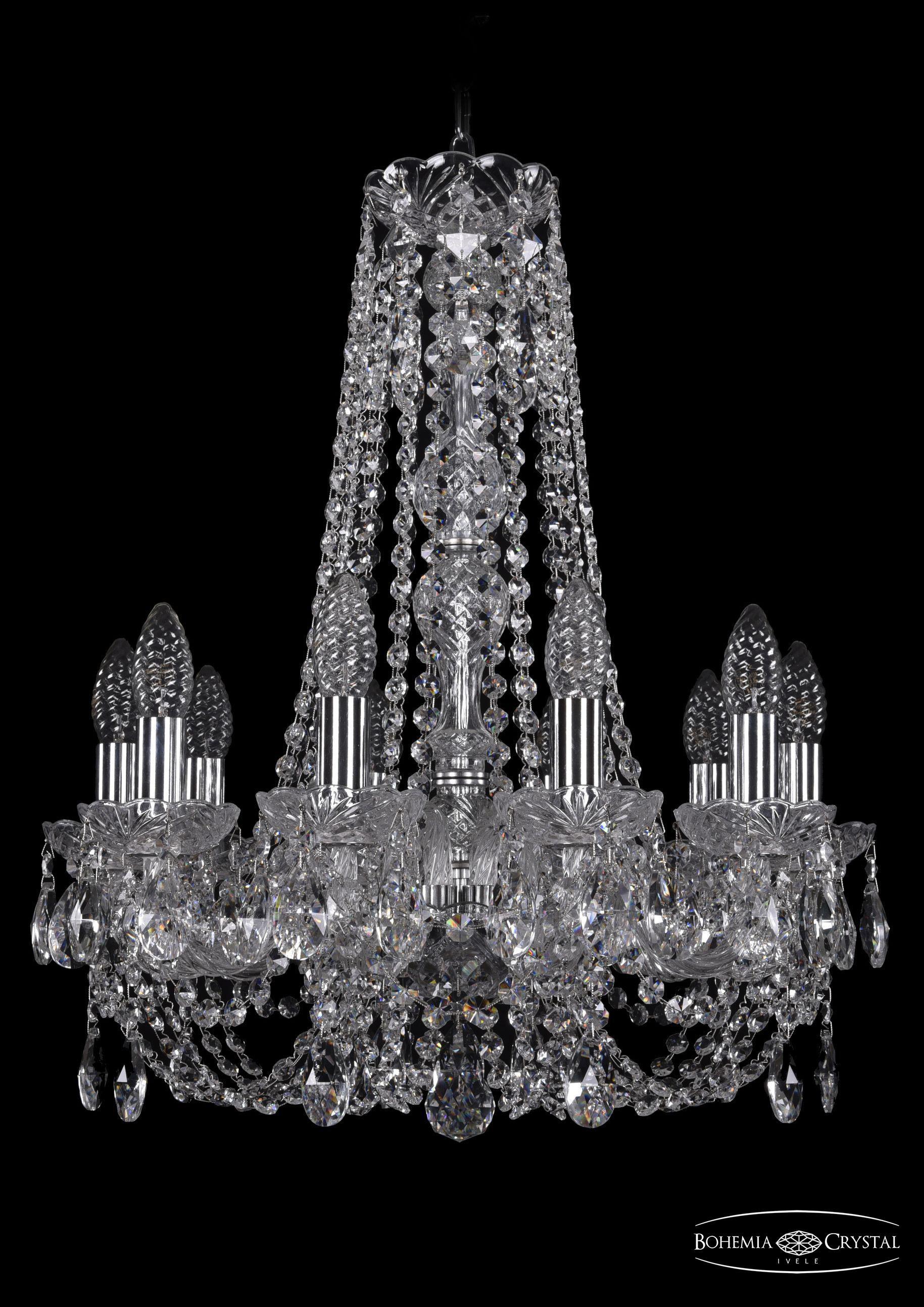 

Подвесная люстра Bohemia Ivele Crystal 1406/10/160/h-58/Ni