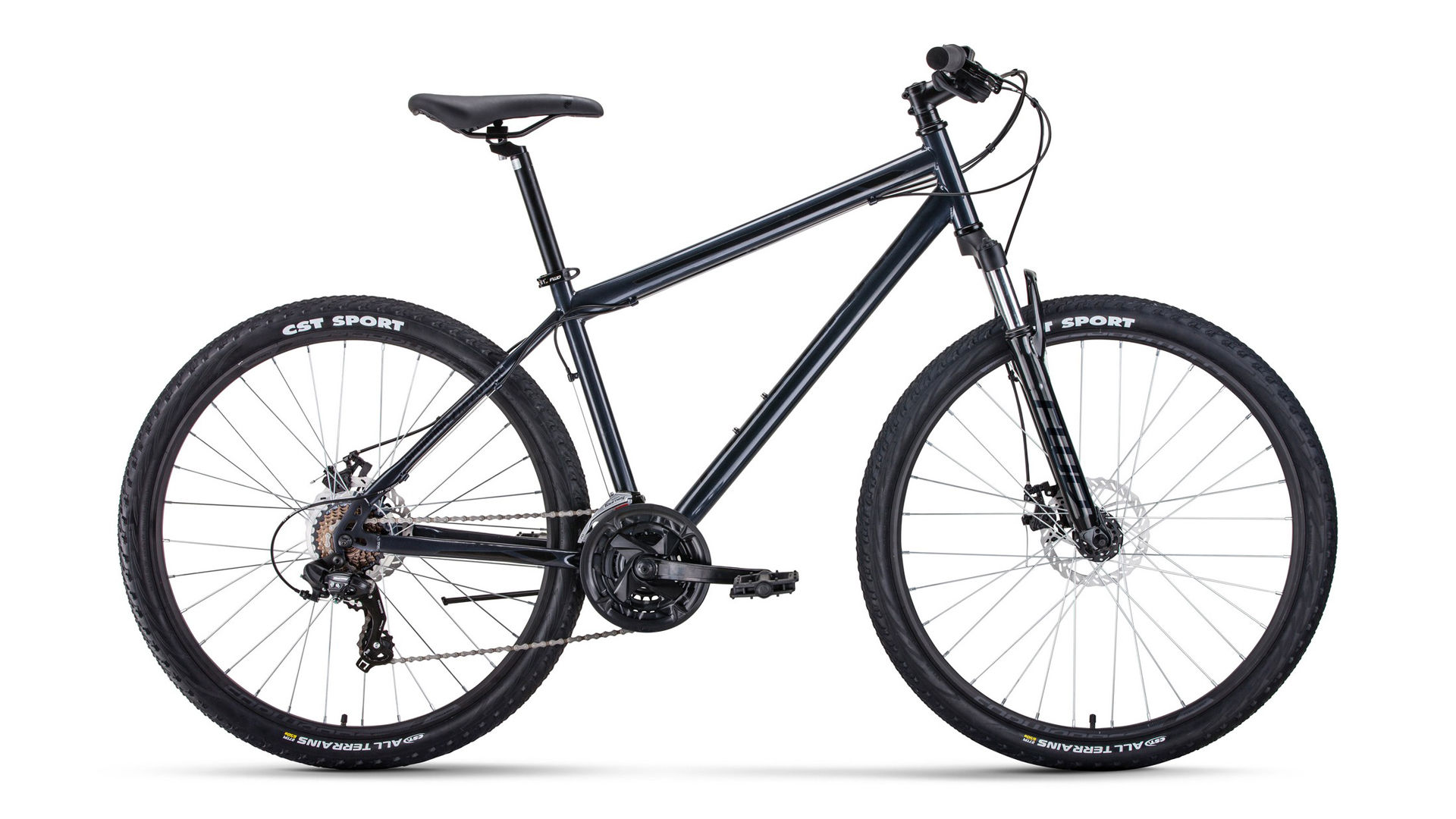 

Велосипед Forward Sporting 27.5'' 2.0 Disc рама 19 дюймов серый/черный [RBKW0MN7Q027], Sporting 27,5 2.0 Disc 19