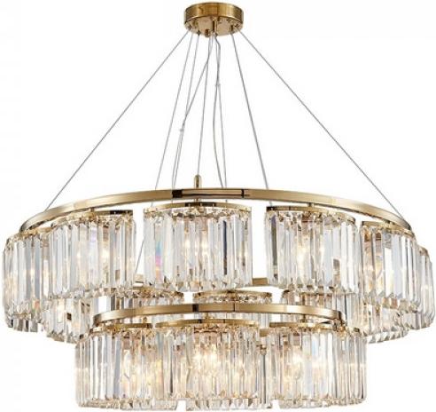 

Подвесная люстра NEWPORT 4358+12/S Gold
