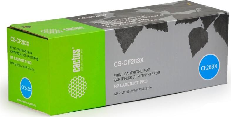 

Картридж Cactus CS-CF283X Black
