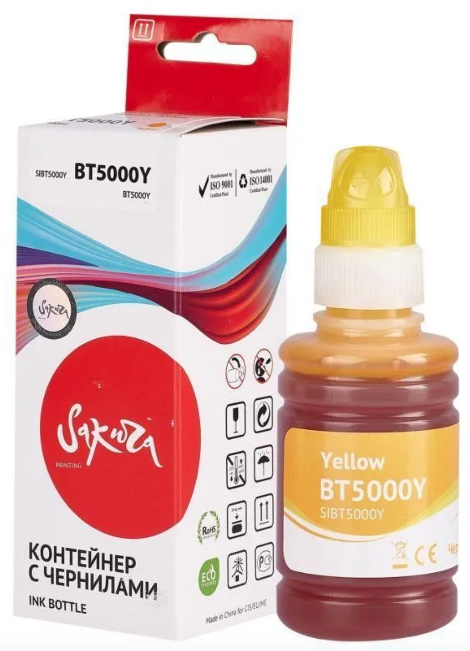 

Чернила Sakura Printing BT5000Y желтый (SIBT5000Y)