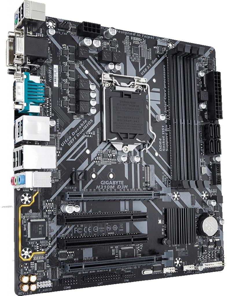 

Материнская плата Gigabyte H310M D3H, H310M D3H
