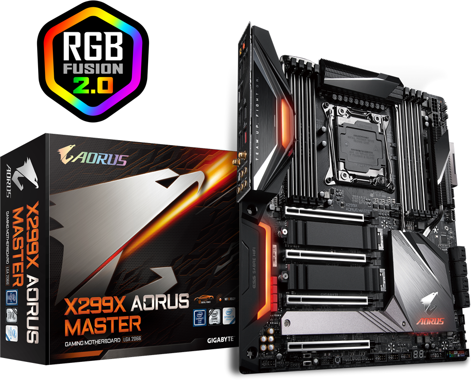 

Материнская плата Gigabyte X299X AORUS MASTER, X299X AORUS MASTER