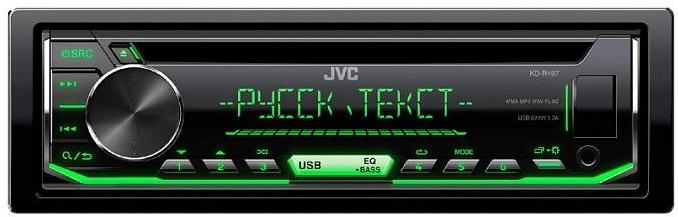 

CD/MP3-магнитола JVC KD-R497, Автомагнитола JVC KD-R497