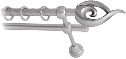

Карниз Lm Decor Наутилус 012 2р витой 1.6м сатин, Наутилус 012 2р витой 16мм 1.6м