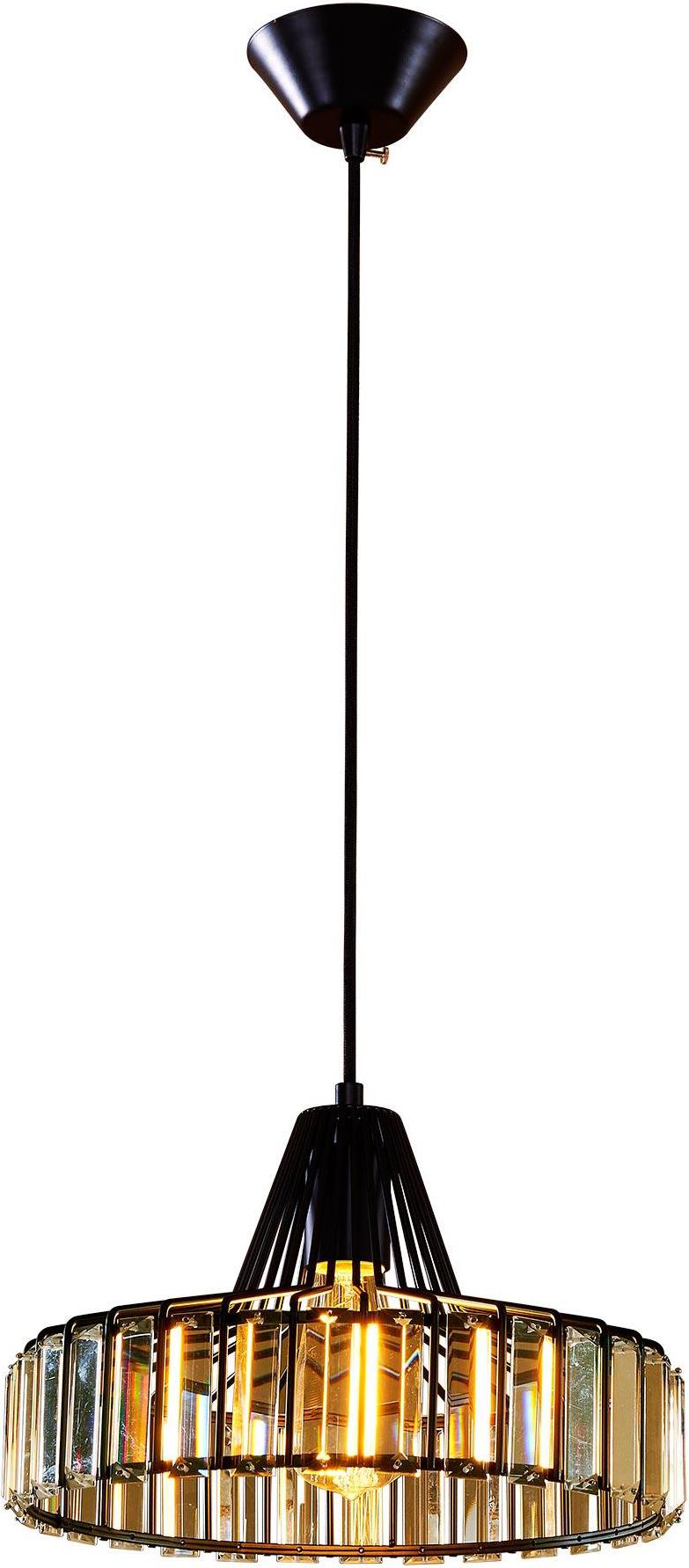 

Потолочный подвесной светильник Citilux CL450212 Эдисон Хрусталь черный, Подвесной светильник Citilux Эдисон Хрусталь CL450212 черный