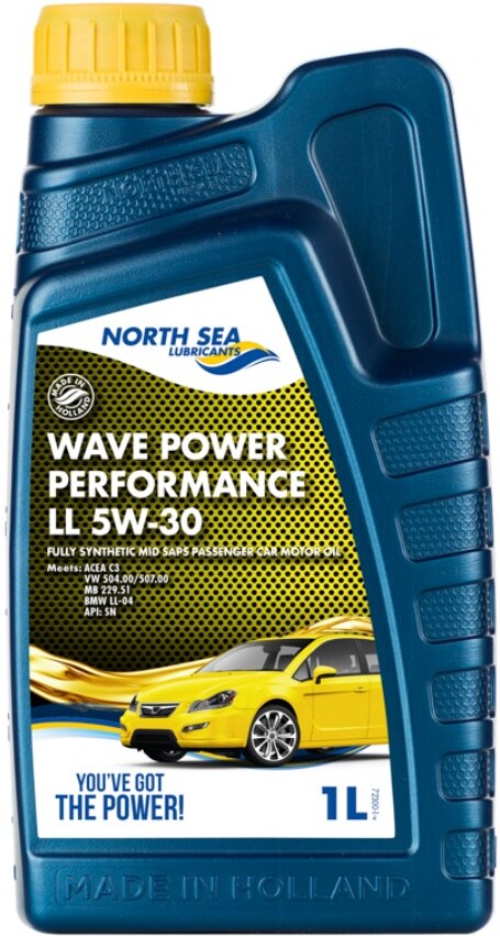 

Моторное масло North Sea Lubricants WAVE POWER PERFORMANCE LL 5W-30 1л (704836)