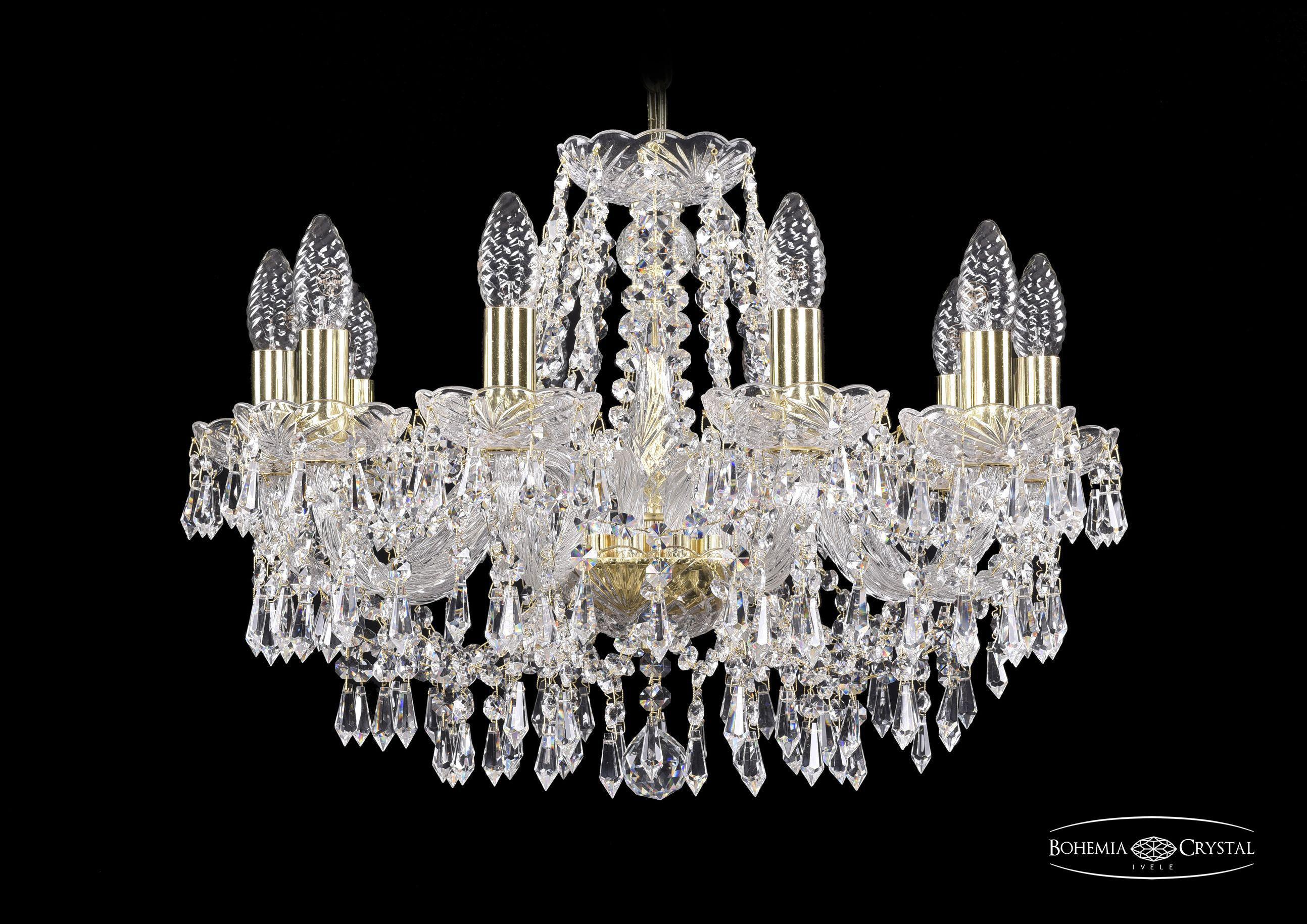 

Подвесная люстра Bohemia Ivele Crystal 1403/10/195/G
