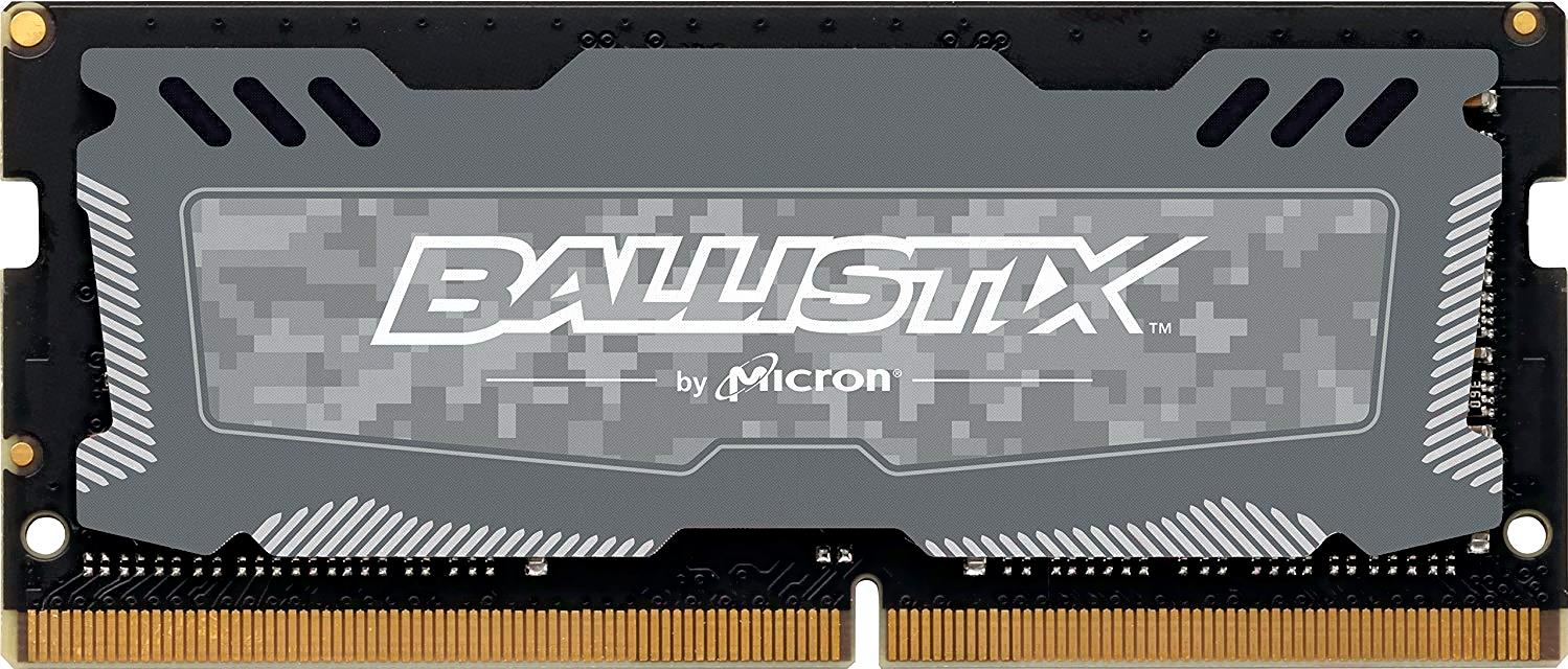 

Оперативная память Crucial Ballistix Sport LT 16GB DDR4 SODIMM PC4-19200 [BLS16G4S240FSD], Ballistix Sport LT 16GB DDR4 SODIMM PC4-19200