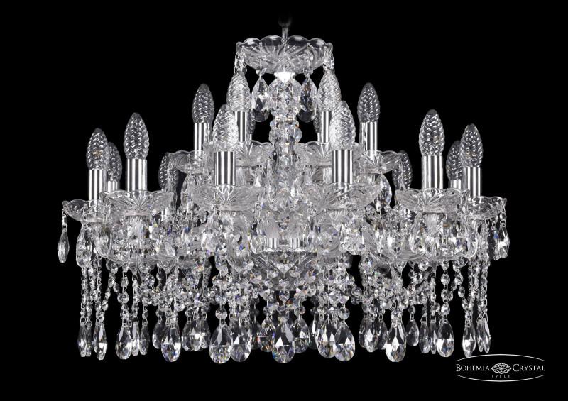 

Подвесная люстра Bohemia Ivele Crystal 1413/12+6/220/Ni
