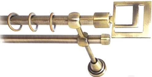 

Карниз Lm Decor Квадро 179 2р гладкий 4м антик, Квадро 179 2р гладкий 16мм 4.0м