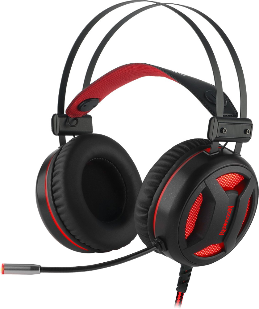 

Наушники Redragon Minos Black/Red [78368], Наушники Redragon Minos