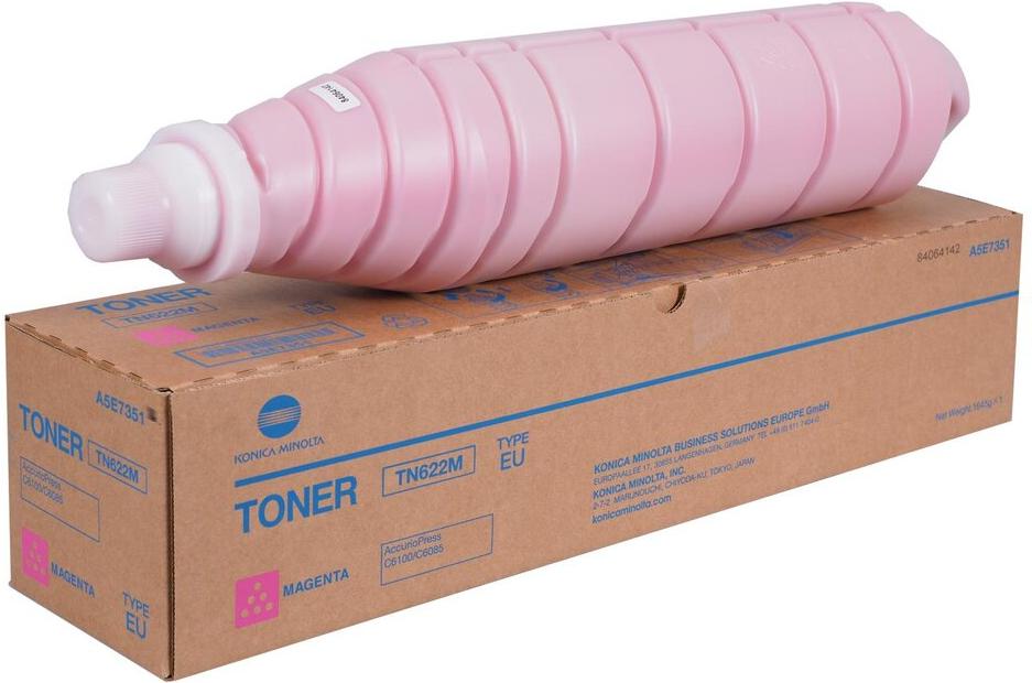 

Тонер Konica Minolta AccurioPress C6085/C6100 TN-622M (o) красный [A5E7351], AccurioPress C6085/C6100 TN-622M (o)