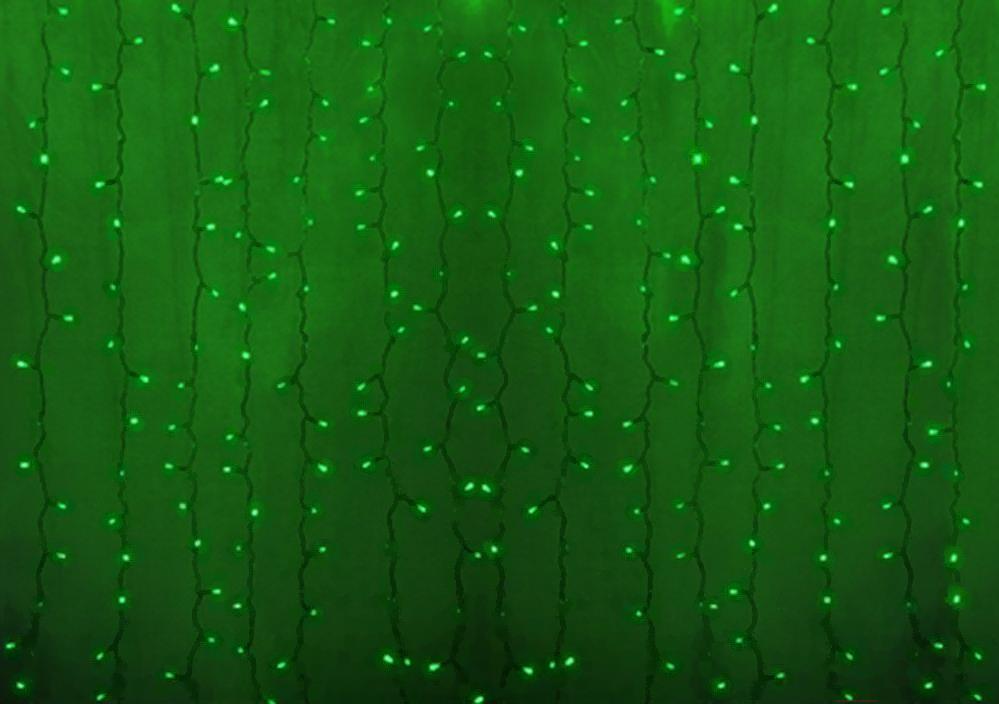 

Новогодняя гирлянда Neon-night Светодиодный Дождь 2x1.5m 192 LED Green [235-304-6], Гирлянда Светодиодный Дождь 2х1,5м, постоянное свечение, прозрачный провод, 220В, диоды ЗЕЛЁНЫЕ