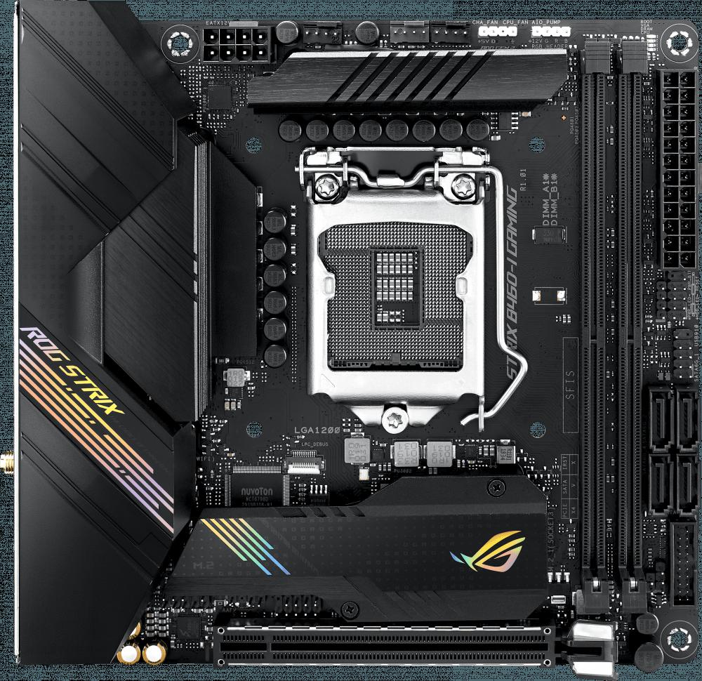 

Материнская плата ASUS ROG STRIX B460-I GAMING, ROG STRIX B460-I GAMING