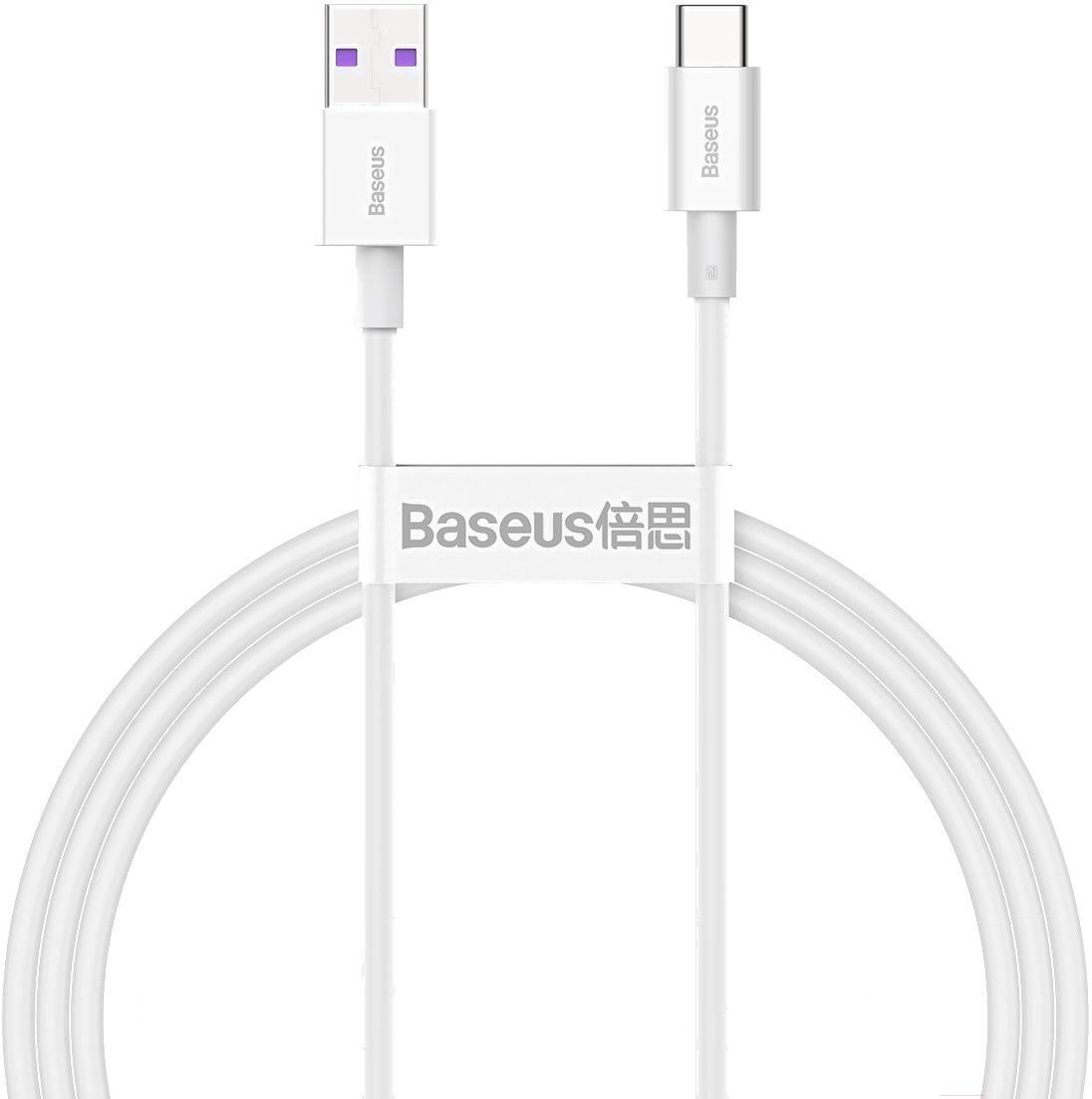 

Кабель Baseus Superior Series Fast Charging Data Cable USB to Type-C 66W 1m White (CATYS-02), Кабель Baseus CATYS-02 Superior Series Fast Charging Data Cable USB to Type-C 66W 1m White (Baseus Superior Series Fast Charging Data Cable USB to Type-C 66W 1m 