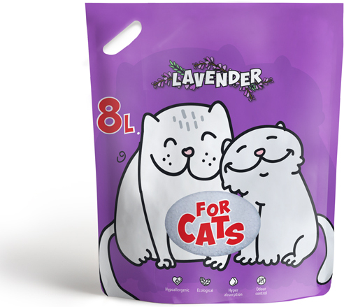 

Пеленка, туалет для животных For cats силикагелевый с ароматом лаванды 8 л, Наполнитель для туалета For cats силикагелевый с ароматом лаванды 8 л TUZ035