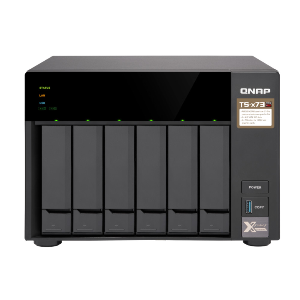 

Сетевой накопитель QNAP TS-673-4G, TS-673-4G