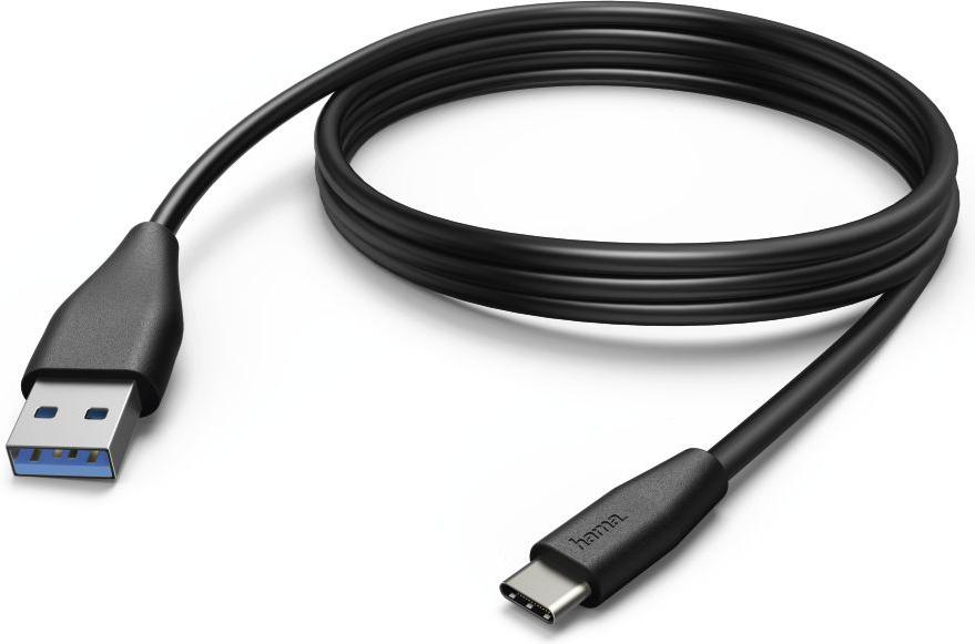 

Hama USB Type-C (m) USB A(m) 3 м черный [00183343], USB Type-C (m) USB A(m) 3 м