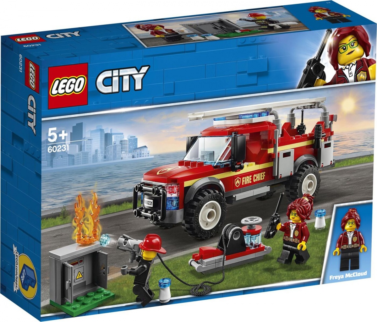 

Конструктор LEGO CITY 60231 Грузовик начальника пожарной охраны, CITY Грузовик начальника пожарной охраны