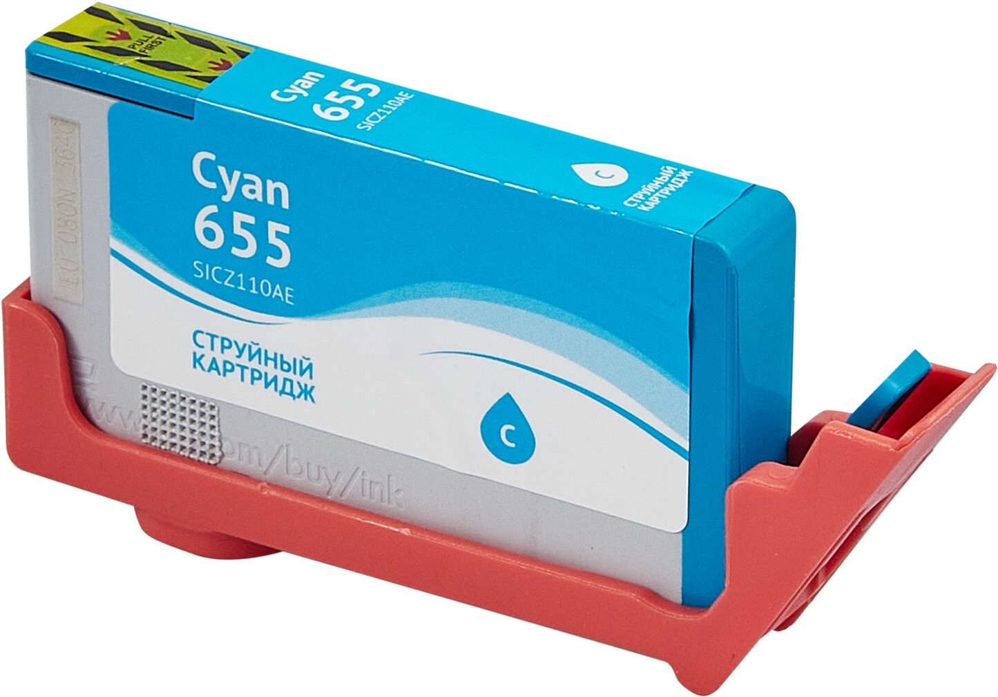 

Картридж струйный Sakura Printing CZ110AE аналог №655 Cyan (SICZ110AE)