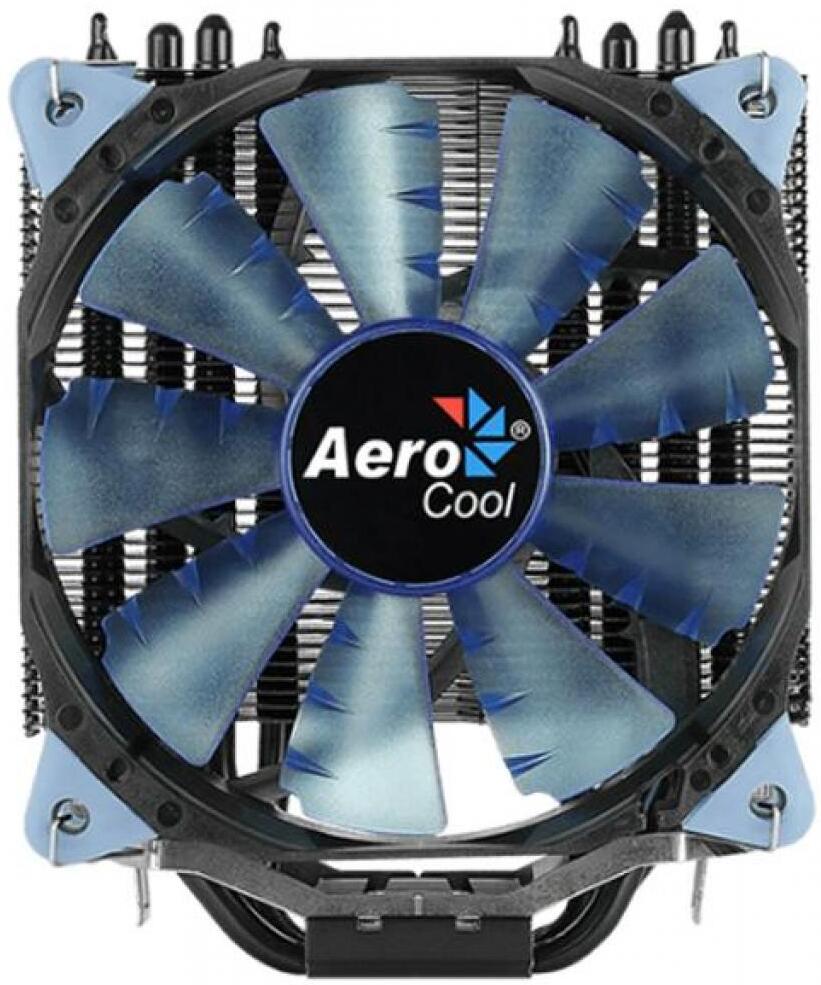 

Система охлаждения AeroCool Кулер Verkho 4 Dark (S-1150/1155/1156/AM3/AM4, 800-2000RPM, Al+Cu, 140W) RTL, Система охлаждения AeroCool Verkho 4 Dark