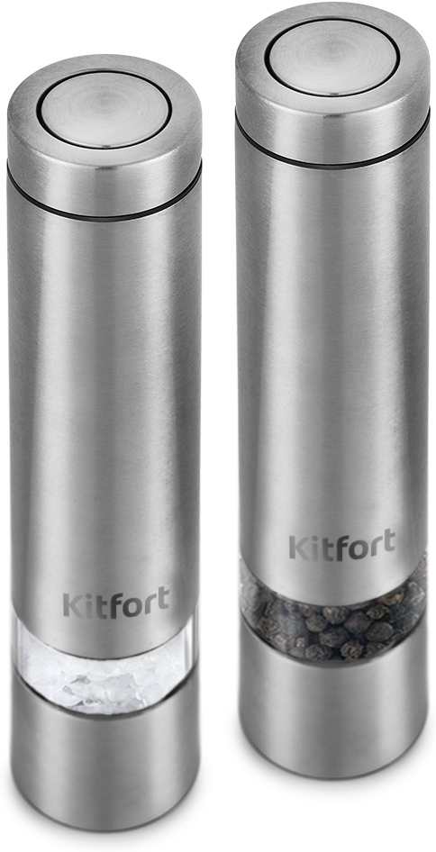 

Мельница для специй Kitfort KT-2028, Набор автоматических мельниц для соли и перца Kitfort KT-2028
